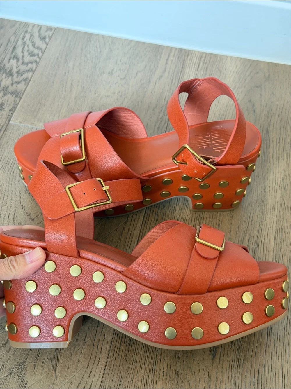 Charlotte stone Studded Platform Sandals